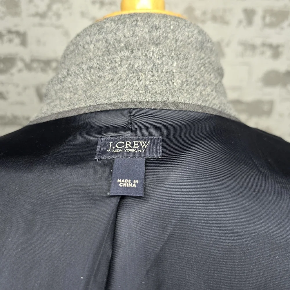 J Crew Ludlow Blazer Mens 44R Gray 100% Yorkshire Tweed By Moon England 2 Button